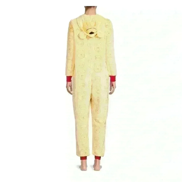 Disney Winnie the Pooh Zippered Onsie Fleece Pajamas Costume - Picture 2 of 10
